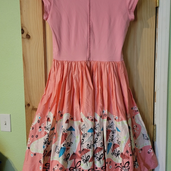 Mary Blaire Pinup Couture Dress in Umbrella print - Picture 6 of 6